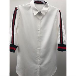 Gucci button down blouse